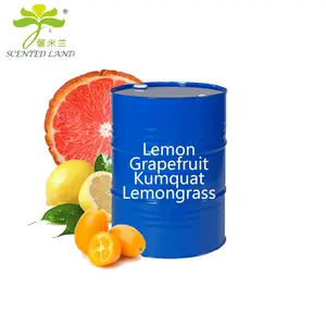 2022 Lemon grapefruit kumquat lemongrass Good quality and hot sale fragrance oils for branded soap for shampoo