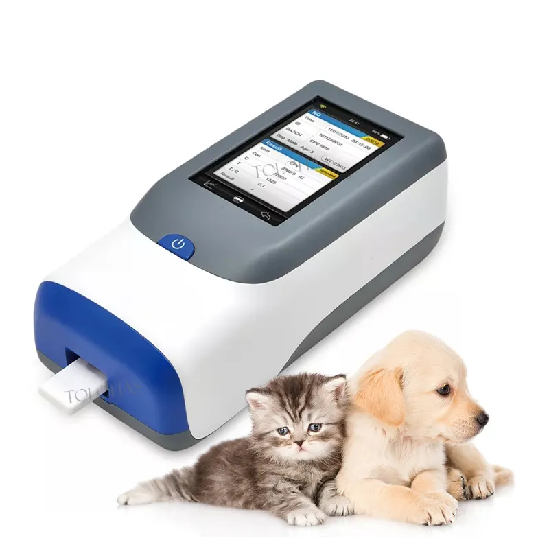 LHWDLペット医療機器ポータブル猫蛍光免疫測定分析装置犬POCT定量蛍光リーダー