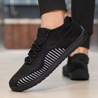 Baskets de sport légères et antidérapantes avec chaussures en tricot pour pieds nus, à bout large