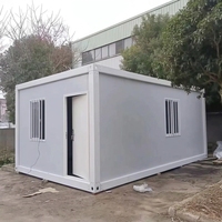 Maison conteneur modulaire préfabriquée économique à assemblage rapide, conception intégrée mobile pour écoles et commerces contemporains