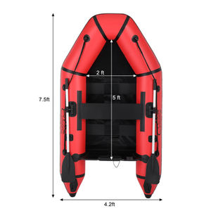 แพชูชีพฉุกเฉินลูมิน่า ขนาด 75 ฟุต สีแดงดำ ผ้าใบไนลอน รองรับ 8 คน รุ่น In-86 - Product Image 5