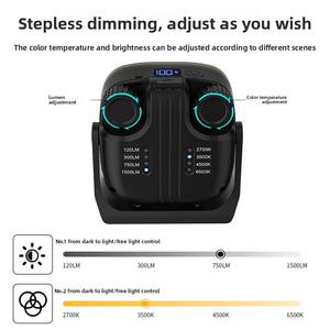 Lampada da campeggio forte luce impermeabile con lunga ricarica lampade da campeggio per illuminazione da giardino - Product Image 4