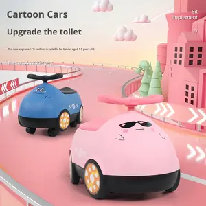 TX-Q9107 Diseño Nuevo, Orinal Infantil Reutilizable de Plástico con Forma de Coche de Dibujos Animados para Uso Doméstico - Product Image 1