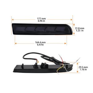 3 works LED Réflecteur de pare-chocs arrière pour Mitsubishi <span class=keywords><strong>LANCE</strong></span> EX Evolution X Outlander Feux clignotants de frein arrière - Product Image 5