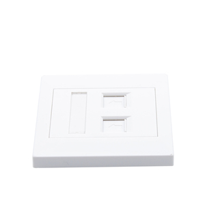 MT-5901 86タイプ1 2ポートネットワーク壁ソケットフェイスプレート<span class=keywords><strong>Rj45</strong></span>ネットワークキーストーンジャック耐久性のあるプラスチック製 - Product Image 6
