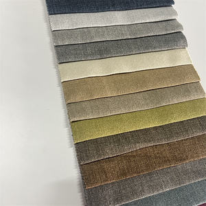 قماش تنكري من الكتان والبوليستر مقاوم للماء بسعر رخيص أريكة بنمط عادي مخزون قماش منسوج - Product Image 1