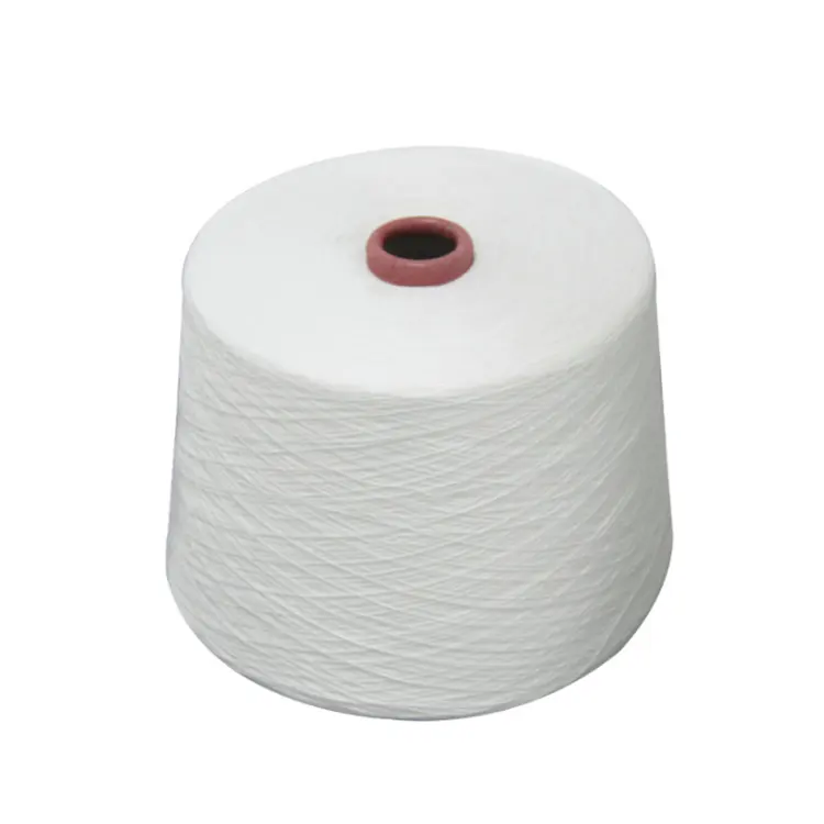 KY-C0119 combed Raw White and Colored Yarn 100% cotton yarn Knitting twist machine twist cone yarn bale packing