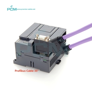 Кабель PROFIBUS DP M12 на DB9 35 ° С программным портом управления PG D-SUB PLC, совместимый с Phoenix SUBCON-PLUS-PROFIB/PG/SC2 2708245 - Product Image 1