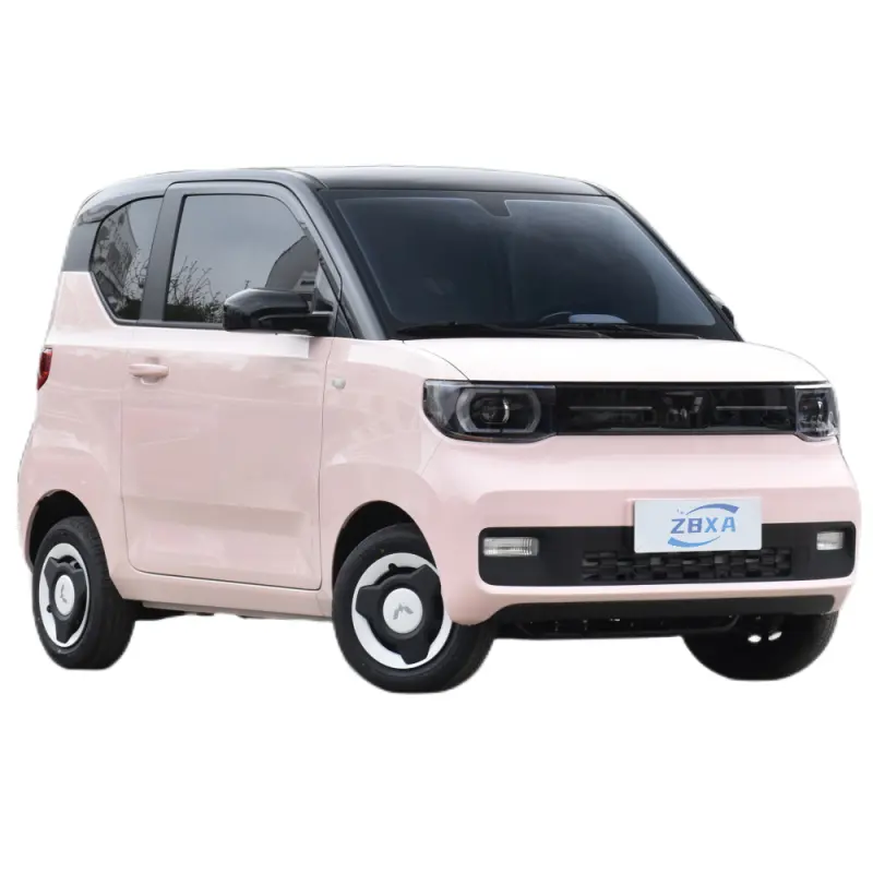 Yetişkin için kullanılan elektrikli Mini araba WULING Mini acıbadem kurabiyesi elektrikli Mini EV araba dört kişilik EV araç çin'de yapılan