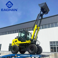 Chargeuse sur pneus diesel haute performance EACHAN avec bras télescopique hydraulique pour ports et mines