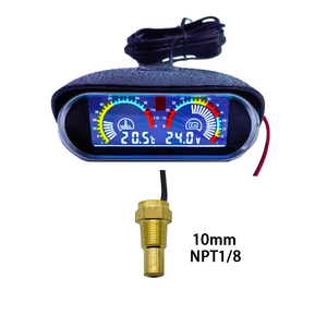 Ô Tô 12V 24V Phổ <span class=keywords><strong>LCD</strong></span> Kỹ Thuật Số Nhiệt Độ Nước <span class=keywords><strong>Meter</strong></span> Vôn Kế Vôn Kế Kết Hợp <span class=keywords><strong>Meter</strong></span> Sửa Đổi - Product Image 3
