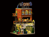 Série XMORK City, 1637 pièces, 2 en 1, atelier de réparation automobile, blocs de construction en plastique ABS, briques d'architecture DIY, jouets éducatifs, à partir de 14 ans