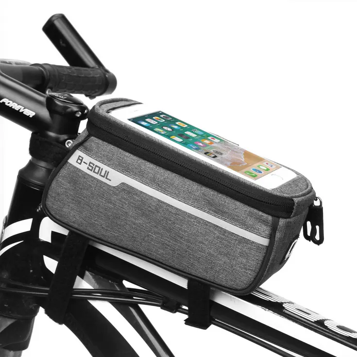 핫 세일 방수 앞 가방 자전거 전화 커버 자전거 핸들 가방 자전거 액세서리 자전거 부품