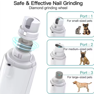 Prix de gros usine d'origine OEM 2 en 1 <span class=keywords><strong>Coupe</strong></span>-ongles et polisseuse électrique automatique pour chats en plastique écologique - Product Image 2