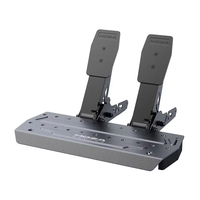 Pack MOZA R3 PC 2 Pédales Entraînement Direct Volant Couple de Pointe Contrôle APP et Cloud Avec Volant Pédales et Fixation de Table