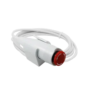 Red Mushroom Cap press lock Rotate reset Push Button Station Momentary Emergency Stop Push Button Switch With 10m wires