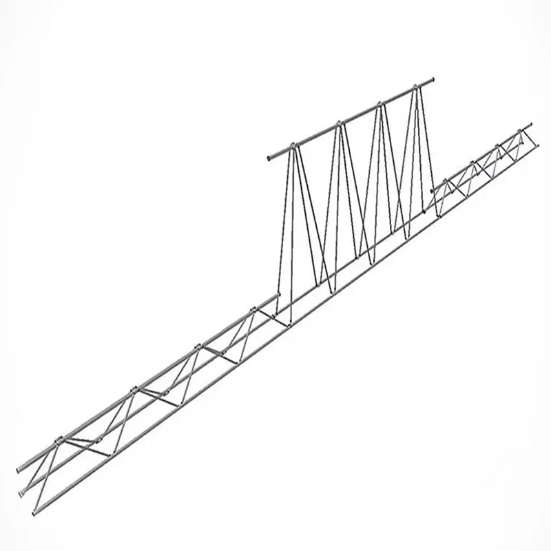 Customizable Quick Delivery Carbon Steel Lattice Girders Linear Steel Spacer Type2 Welding Rebar Slab Metal Building Materials