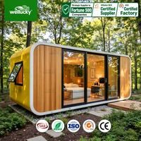 Cabine Apple moderne de luxe de haute qualité 20FT 40FT, mini-chambre mobile en forme de capsule, pod Apple