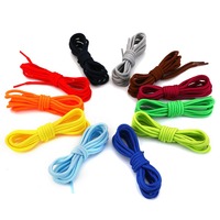 Vente chaude Lacets de chaussures à cordon creux Lacets de chaussures ronds en polyester Lacets de baskets