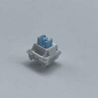 Lot de 5 interrupteurs linéaires (TTC) personnalisables de couleur bleutée de marque BTRE, interrupteurs de clavier mécaniques à montage SMD/DIP sur circuit imprimé (PCB)