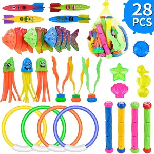 Factory direct sale Underwater Swimming Pool Diving Toy dolphin diamond water toys for kids summer