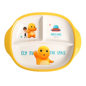 Wu He Childrens Tableware Set With Spoon And Cup For Kids Age 2 4 Years Cartoon Design Drop Proof Heat Resistant - Product Image 5