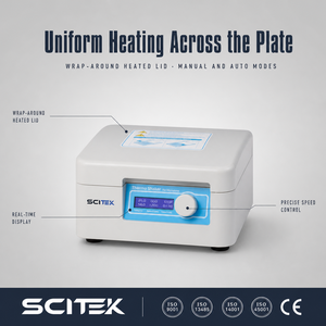 Agitador de Microplacas de Alta Velocidad SCITEK, Incubadora de Temperatura Constante para Laboratorio, Agitador para Mezclar Muestras Biológicas - Product Image 1