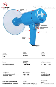 [50W Haute Puissance] LEITING KING CR-95 <span class=keywords><strong>IP6</strong></span> Étanche 1000m Projection Extérieure Haut-parleur sans fil Mégaphone Intégré Téléphone Mobile - Product Image 6