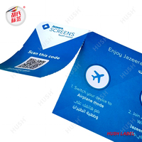 Impression en gros de cartes de visite personnalisées en papier couché/offset, étiquettes pour cartes d'embarquement d'avion, impression de billets thermiques