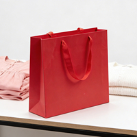 Sacs shopping en papier de luxe imprimés sur mesure, haute qualité, écologiques, avec poignées, pour vêtements, parfaits avec votre logo