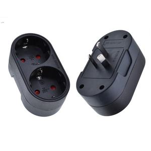 Neuer 2-Wege-Eu-zu-AU-Stecker adapter 10A Double Schuko Euro nach Australien Typ-I-Verlängerungskonverter-Adapter Au-Reisest ecker adapter - Product Image 1