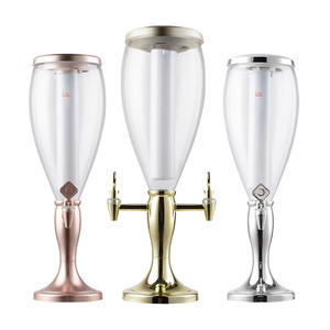 Dispensador <span class=keywords><strong>de</strong></span> torre <span class=keywords><strong>de</strong></span> <span class=keywords><strong>cerveza</strong></span> <span class=keywords><strong>de</strong></span> vino con barra <span class=keywords><strong>de</strong></span> grifo simple o doble con luces LED <span class=keywords><strong>de</strong></span> colores, dispensador <span class=keywords><strong>de</strong></span> bebidas, Cañón <span class=keywords><strong>de</strong></span> <span class=keywords><strong>cerveza</strong></span>, 1.5L, 3L, 5L - Product Image 1