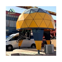 Maison-capsule Tourle Star C-5 à deux étages avec escalier électrique, équipée d'une salle de bain et d'un canapé-lit pour le camping en plein air
