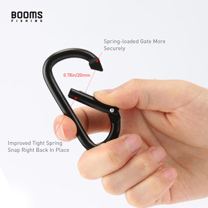 Bùng Nổ câu cá đa Sử dụng hợp kim nhôm Carabiner Keychain Clip cắm trại ngoài trời leo núi <span class=keywords><strong>snap</strong></span> clip khóa Khóa Móc Carabiner - Product Image 3