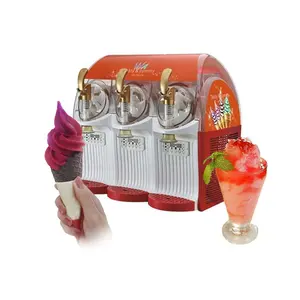 Máquina de sorvete slush 3 em 1 função com máquinas de liquidificador espiral a smoothies