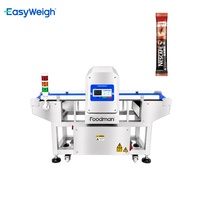 Mesin Detektor Logam Stainless Steel Industri Easyweigh dengan Rating IP54 untuk Kemasan Film Aluminium Makanan FMD-A30