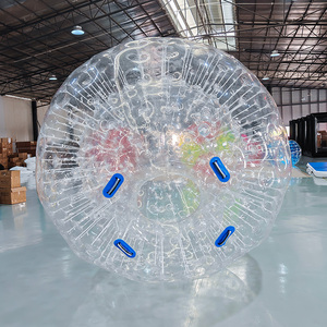 Прозрачный надувной зорб-шар из ПВХ/ТПУ для катания по траве, настраиваемый для использования на открытом воздухе - Product Image 2