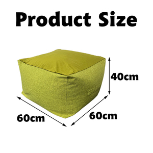2024 moderne velours pouf ensemble polyvalent forme-décalage convertible canapé-lit salon hôtel Style asiatique tissu remplissage extérieur - Product Image 4