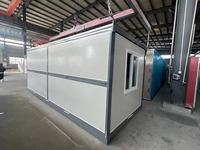 Mini-maison préfabriquée en acier pliable et portable, design moderne et respirant, à vendre
