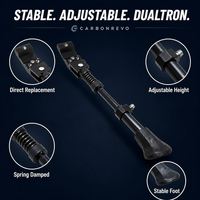 Béquille de scooter Carbonrevo Dualtron légère pour les longs trajets, robustesse supérieure, fonctionnement fluide