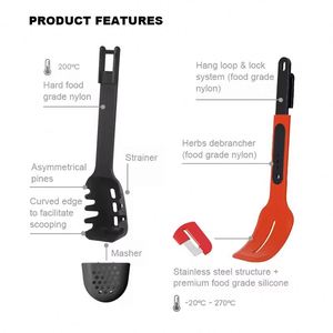 ชุดอุปกรณ์ครัวซิลิโคนสั่งทำพิเศษ ขายส่งจากโรงงาน ราคาสุดคุ้ม ชุดเครื่องมือและอุปกรณ์ทำครัว ขายส่งจากโรงงาน ราคาสุดคุ้ม - Product Image 5