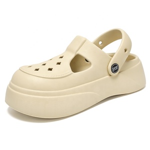 Chaussures Muller tendance pour femmes avec talon haut, sabots DIY pour femmes, sandales en peluche pour l'extérieur et la salle de bain, chaussures d'infirmière - Product Image 1