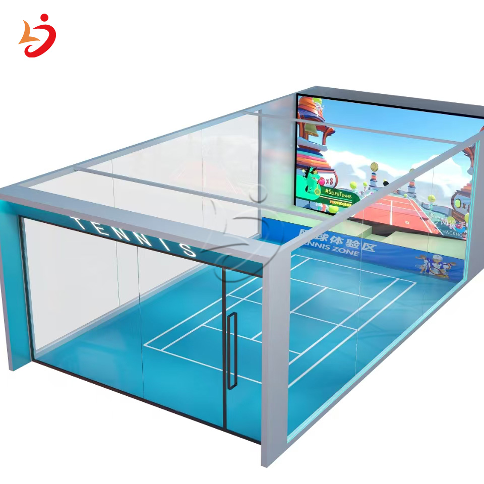 Real-Life Simulation Interactive Tennis Padel Pickleball 3in1 Simulator Plastic Device Sports Entertainment Machine