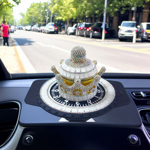 น้ำหอมปรับอากาศในรถยนต์ Aikun Modern Solid Glass สำหรับคอนโซลกลาง พร้อมระบบระเหยกลิ่นธรรมชาติ กำจัดกลิ่นและตกแต่ง ไม่ต้องใช้ไฟฟ้า - Product Image 3