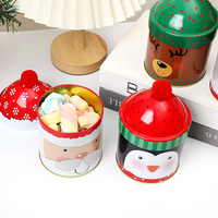 Boîte en tissu mignonne pour ranger les écouteurs de Noël, boîte à bonbons, boîte à biscuits, emballage de chocolat, Nouvel An