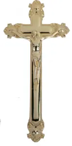 Individuelles Design einzigartiges Multifunktionales Stahl-Zink-Legierungswerk Antike Bronze Kupfer christliche Geschenke Jesus Kruzifix Kreuz