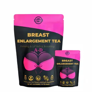 OEM ODM aumento del seno a base di erbe bustina di tè donne tette crescita rassodante tè seno integratore