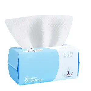 gentle soft cotton Eco-friendly dry facial wipes