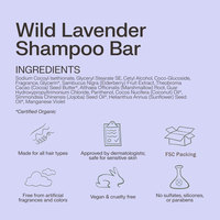 Kunden spezifische biologisch abbaubare Fsc-Verpackung Wild Lavender Shampoo Seifen riegel mit Öl kontrolle Reparatur und Ernährung