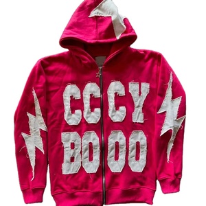 เสื้อฮู้ดดี้ผู้ชายผ้าฝ้าย 100% แบบสั่งทำพิเศษ ทรงหลวม ไหล่ตก สไตล์วินเทจ เสื้อโอเวอร์ไซส์ สตรีทแวร์ คุณภาพสูง มีจำหน่ายแล้ว - Product Image 1